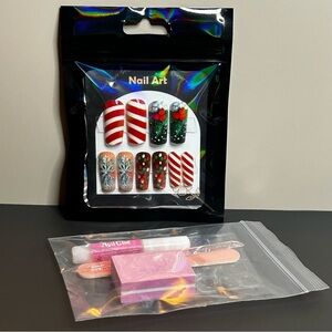29 Piece Nail Art Set Christmas Winter Theme